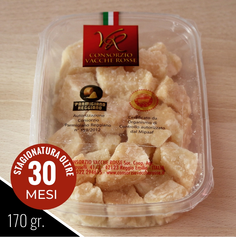 Morceaux 170g Vacche Rosse Parmigiano Reggiano