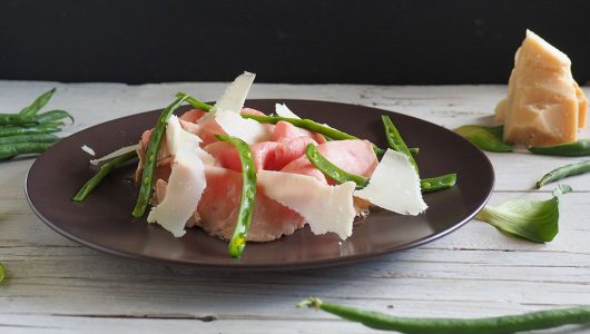 Roast-beef-con-Parmigiano-Reggiano-Vacche-Rosse-e-fagiolini-(4)