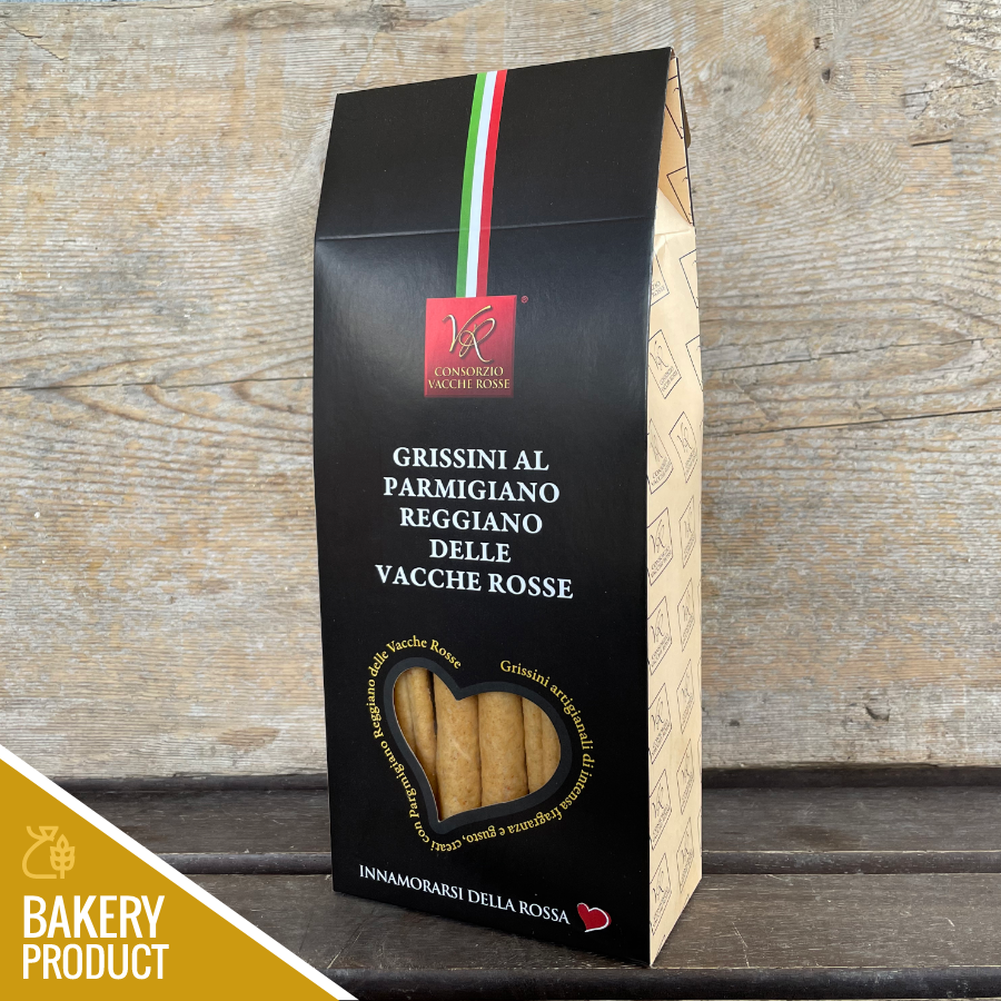 Grissini al Parmigiano Reggiano delle Vacche Rosse 200g