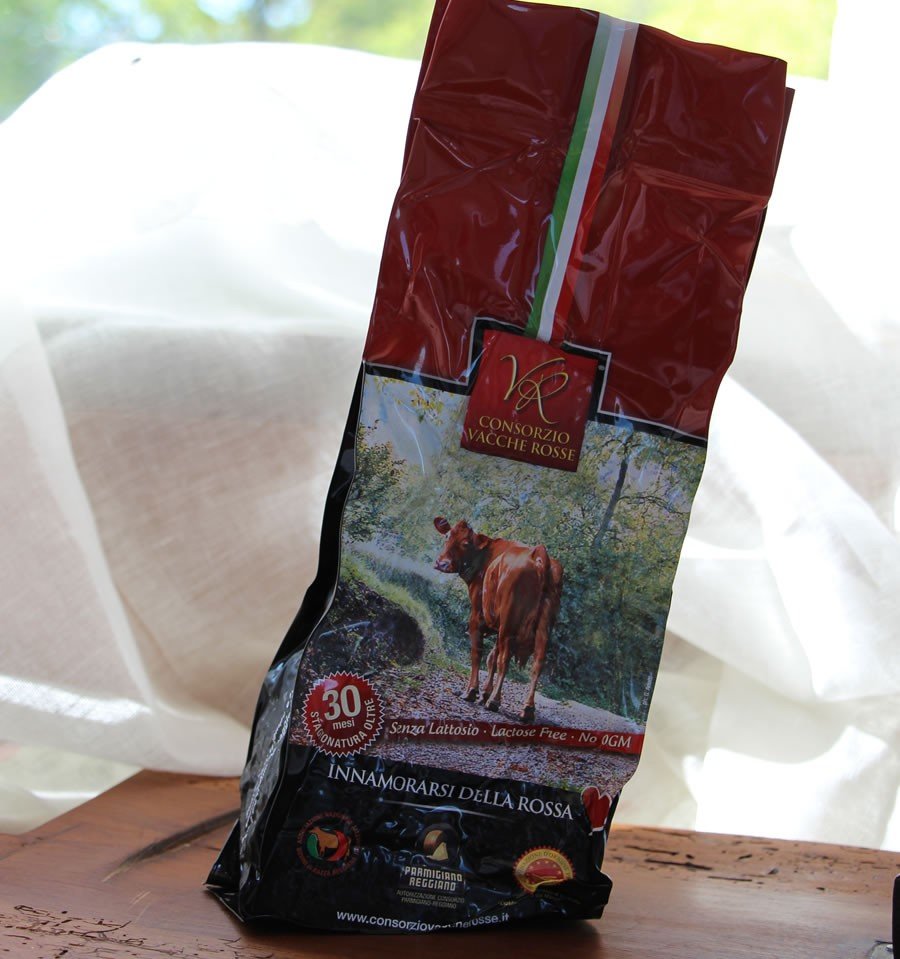 Parmigiano Reggiano Vacche Rosse oltre 30 mesi 500gr